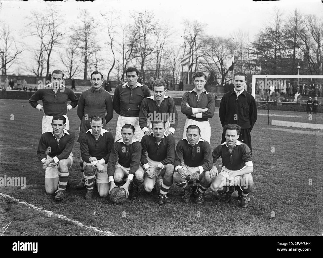 PSV / SC Emma 1-1. Team SC Emma, 28 novembre 1947, équipes, portraits de groupe, Sports, football, pays-Bas, agence de presse du XXe siècle photo, news to Banque D'Images