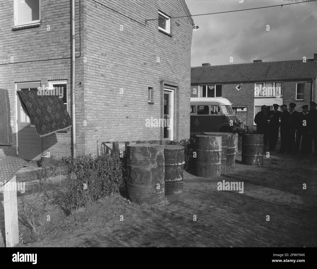 Recherche radioactive de la cheminée / affecté, 14 février 1958, RECHERCHE, pays-Bas, Agence de presse du XXe siècle photo, nouvelles à retenir, dofumée Banque D'Images