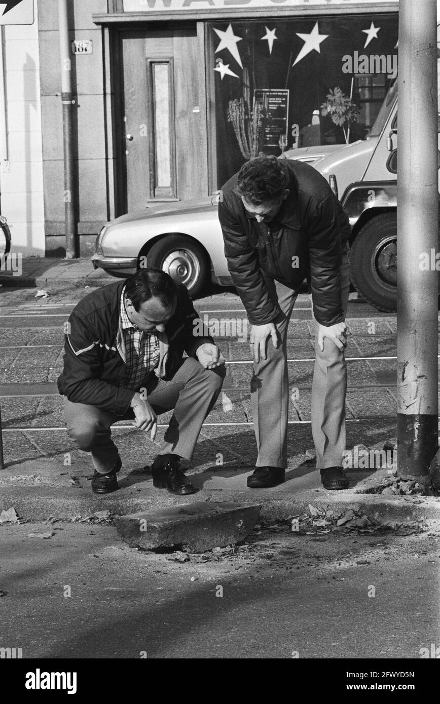 Les enquêteurs recherchent des traces, 10 novembre 1983, brasseries, réalisateurs, Enlèvements, détectives, pays-Bas, Agence de presse du XXe siècle photo, n Banque D'Images