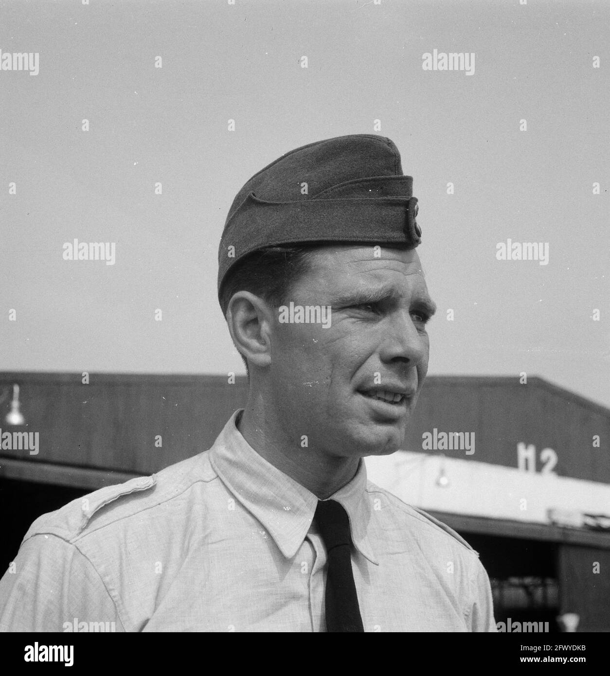 Vol record Gloster Meteor over Ameland, 28 août 1949, pays-Bas, agence de presse du XXe siècle photo, news to Remember, documentaire, photographie historique 1945-1990, histoires visuelles, L'histoire humaine du XXe siècle, immortaliser des moments dans le temps Banque D'Images