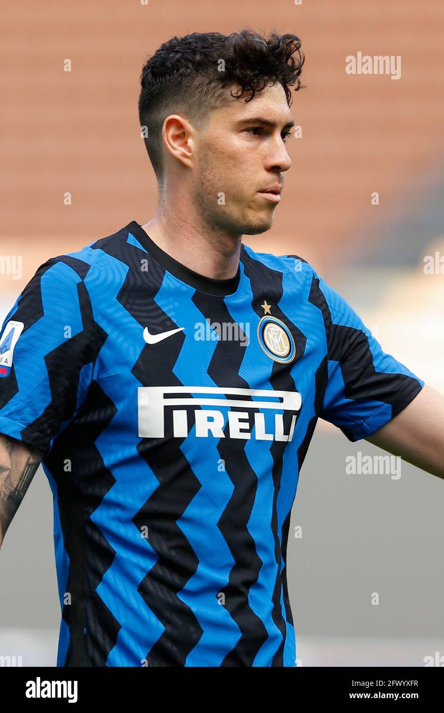 Alessandro Bastoni (FC Internazionale) pendant Inter - FC Internazionale vs Udinese Calcio, football italien - photo .LiveMedia/Francesco Scaccianoce Banque D'Images