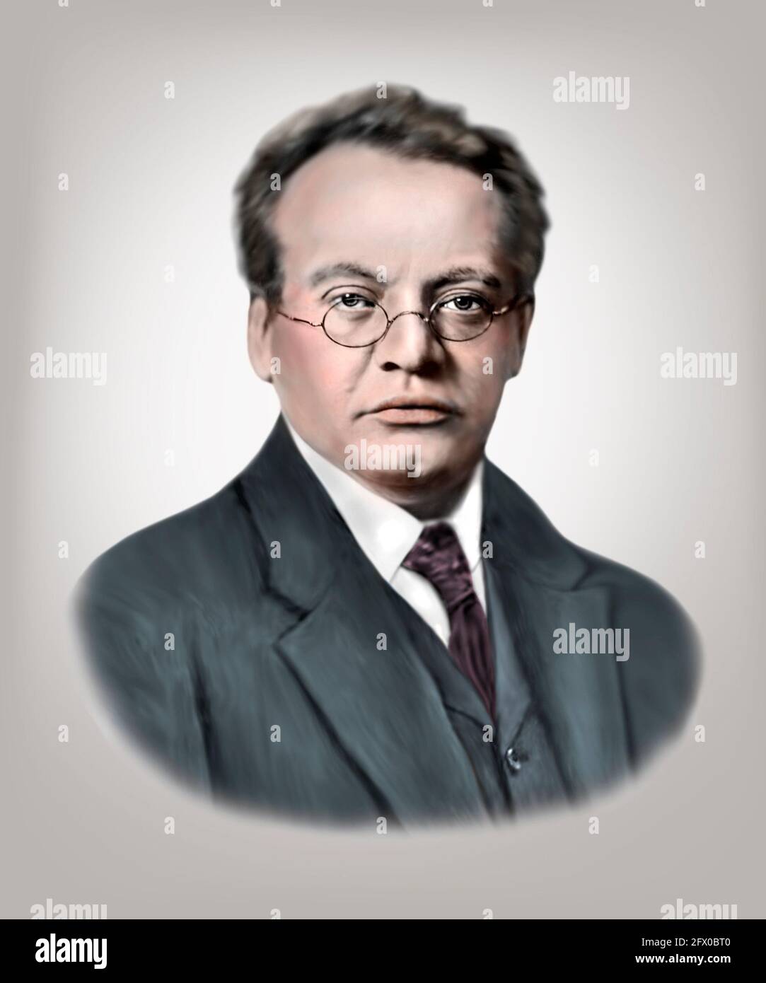 Max Reger 1873-1916 German Composer Organist Conductor Banque D'Images