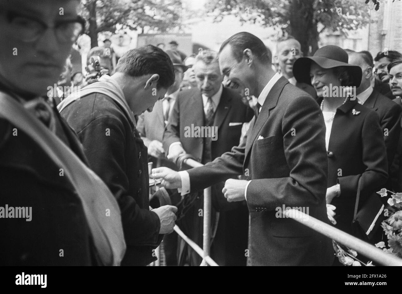 Visite royale à Zeeland, 14 septembre 1967, PRINS, PRINESSE, visites, Pays-Bas, Agence de presse du XXe siècle photo, nouvelles à retenir, documentaire, photographie historique 1945-1990, histoires visuelles, L'histoire humaine du XXe siècle, immortaliser des moments dans le temps Banque D'Images