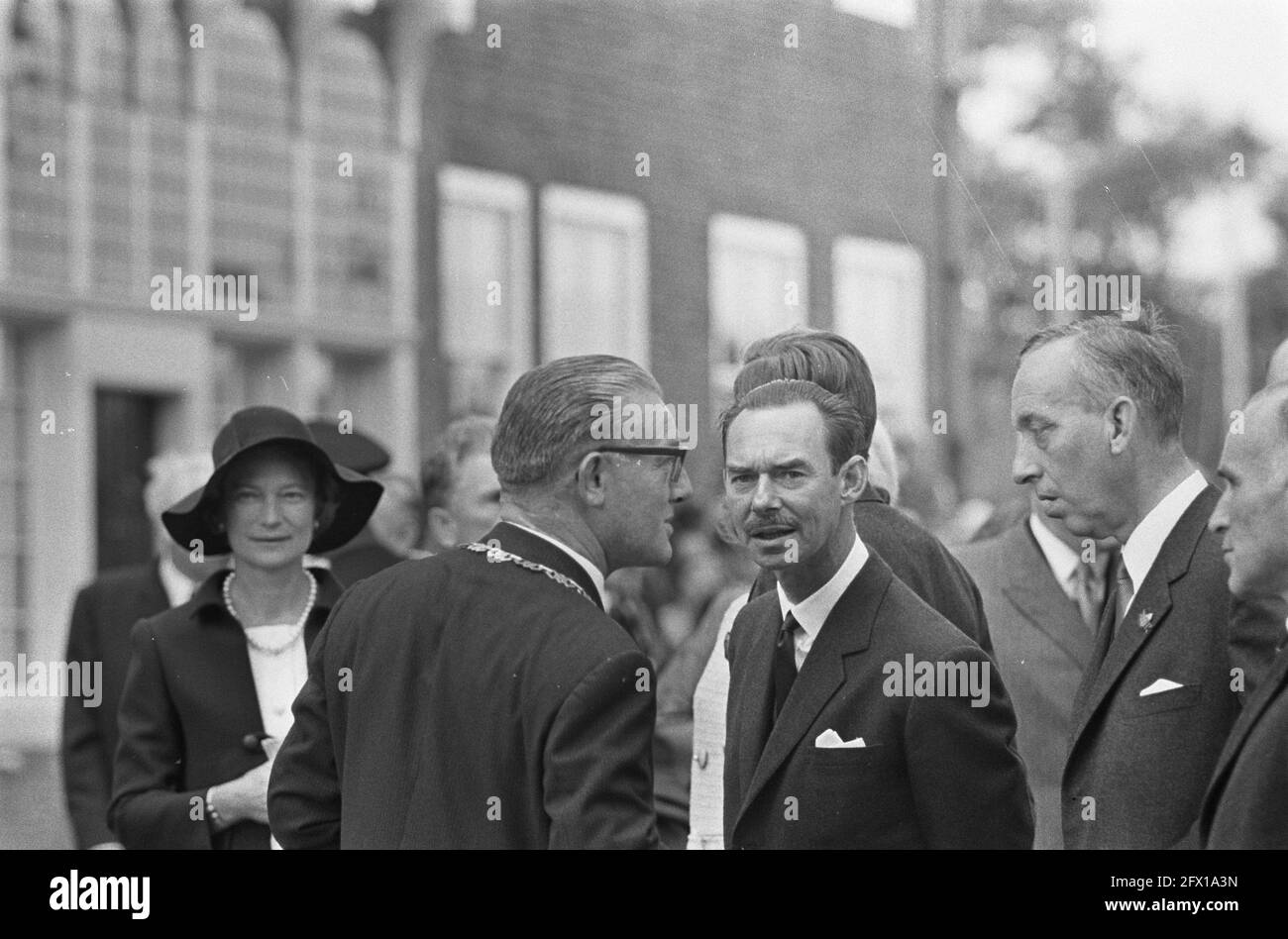 Visite royale à Zeeland, 14 septembre 1967, visites, princes, princesses, Pays-Bas, Agence de presse du XXe siècle photo, nouvelles à retenir, documentaire, photographie historique 1945-1990, histoires visuelles, L'histoire humaine du XXe siècle, immortaliser des moments dans le temps Banque D'Images