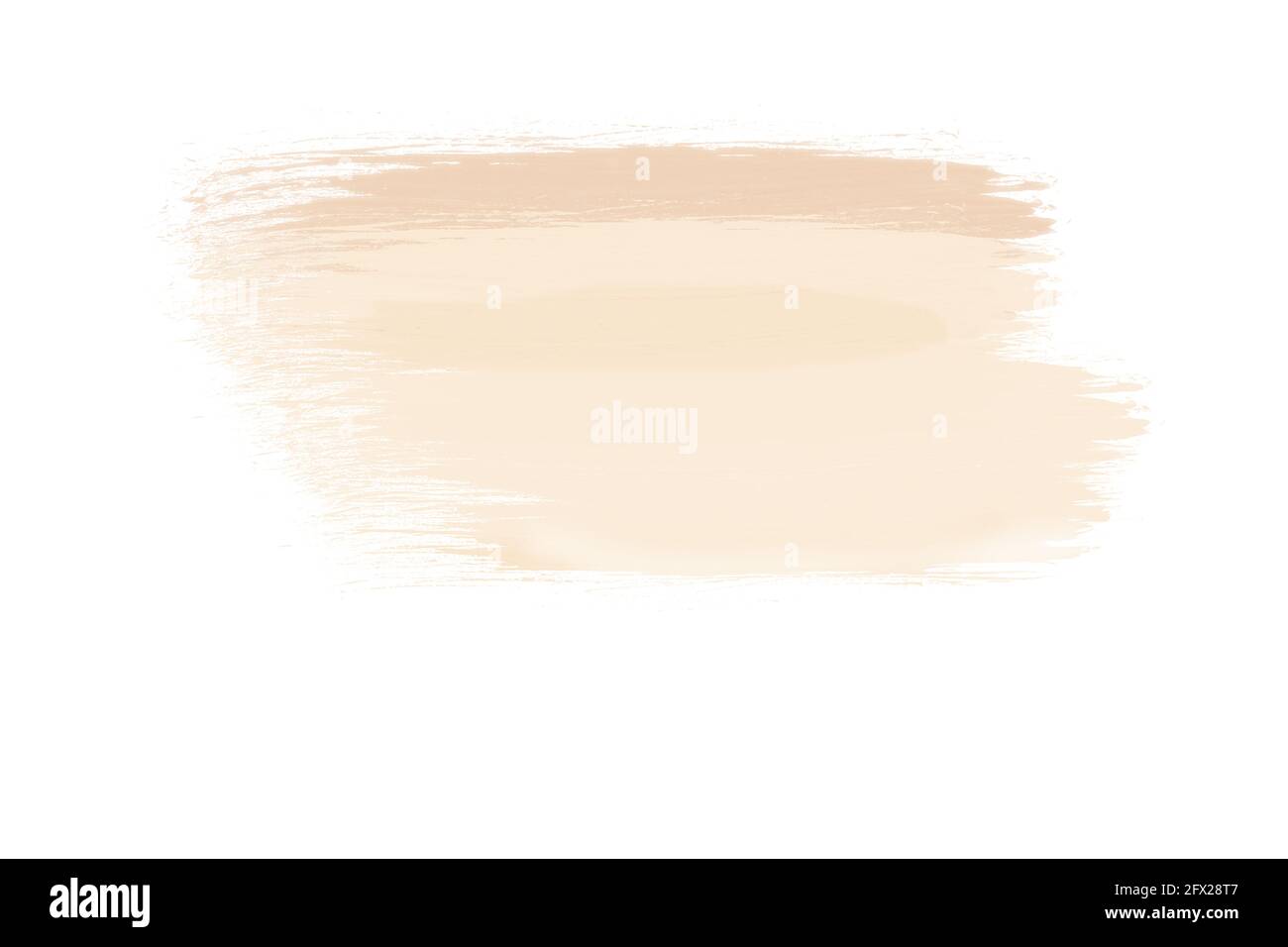 Trait de pinceau abstrait en couleur tendance 2021 sur fond blanc, illustration créative, mode Banque D'Images