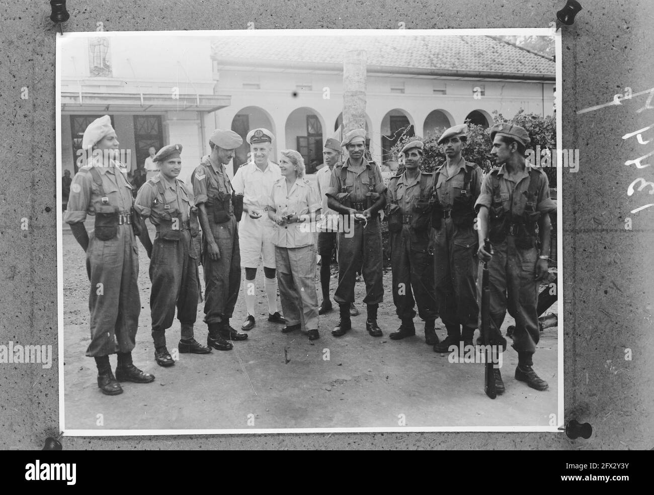 Mater dela Rosa Hospital à Batavia. Militaire, 5 janvier 1946, militaire, territoires d'outre-mer, Hôpitaux, pays-Bas, Agence de presse du XXe siècle photo, nouvelles à retenir, documentaire, photographie historique 1945-1990, histoires visuelles, L'histoire humaine du XXe siècle, immortaliser des moments dans le temps Banque D'Images