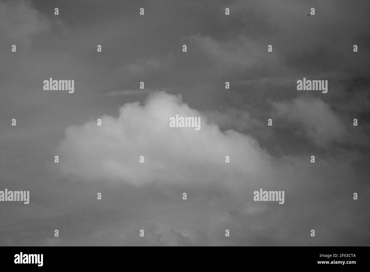 Vue arial des nuages et des cieux à 37000 pieds, le jeudi 9 mai 2019. Photo de Jennifer Graylock-Graylock.com 917-519-7666 Banque D'Images