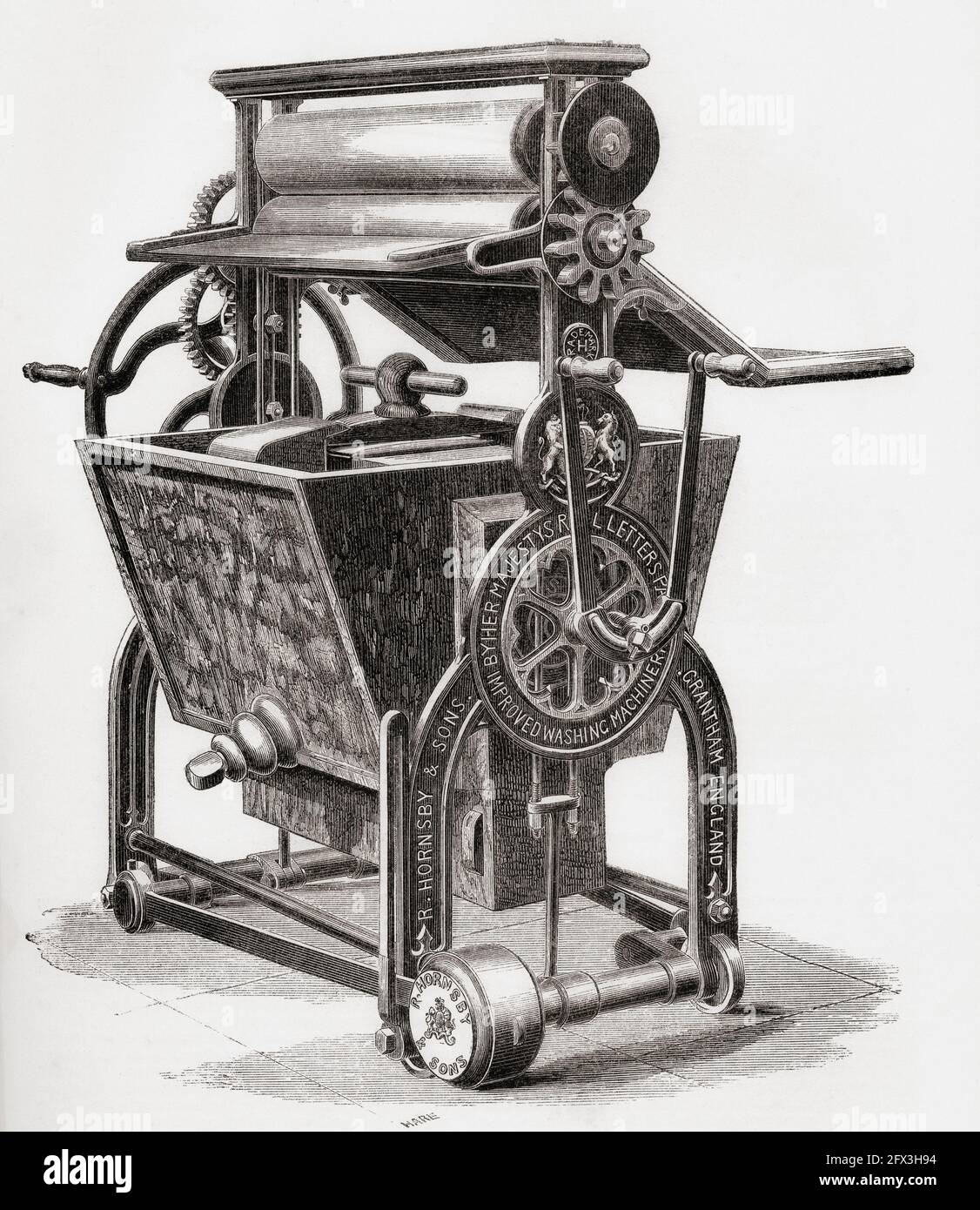 Machine à laver du 19ème siècle Banque de photographies et d'images à haute  résolution - Alamy