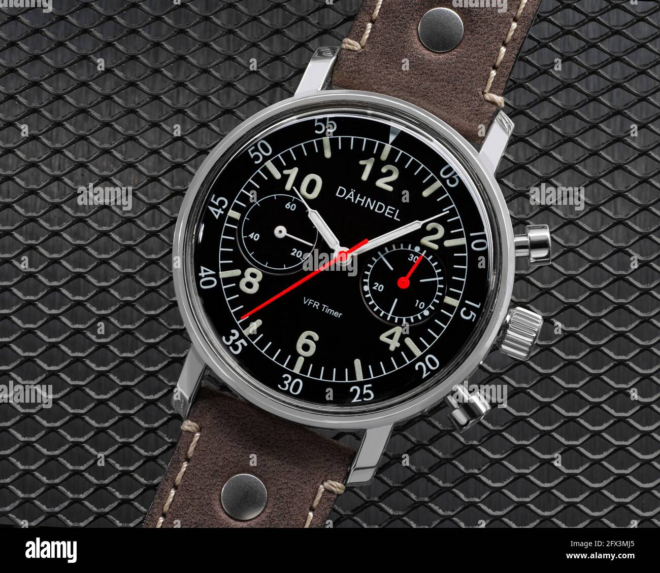 Günter Dåhndel a conçu des pilotes chronographe montre Banque D'Images