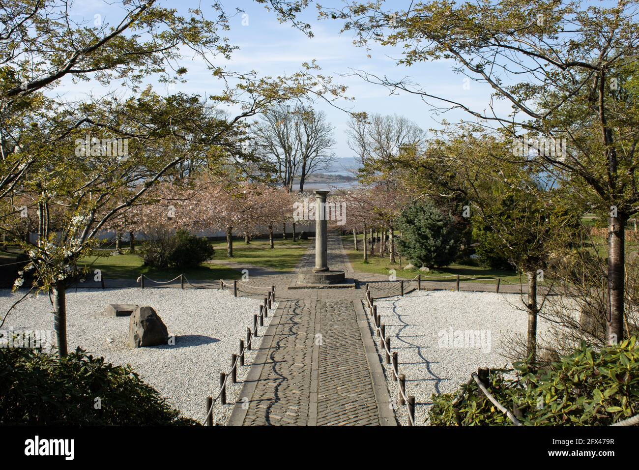 Jardin de l'amitié de Kyoto, Château Lauriston Banque D'Images