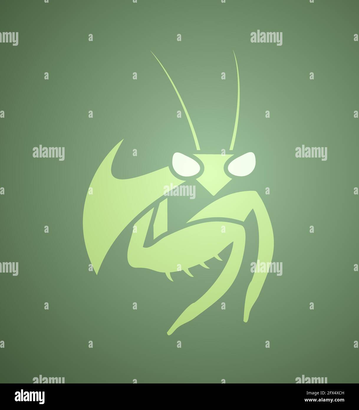 Icône Mantis créative Illustration de Vecteur