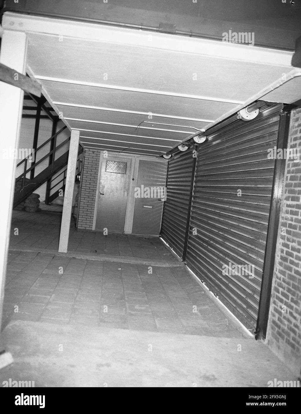 Bâtiments de Bodécentrum au Zeeburgerdijk, 21 janvier 1957, BÂTIMENTS, pays-Bas, agence de presse du xxe siècle photo, nouvelles à retenir, documentaire, photographie historique 1945-1990, histoires visuelles, L'histoire humaine du XXe siècle, immortaliser des moments dans le temps Banque D'Images