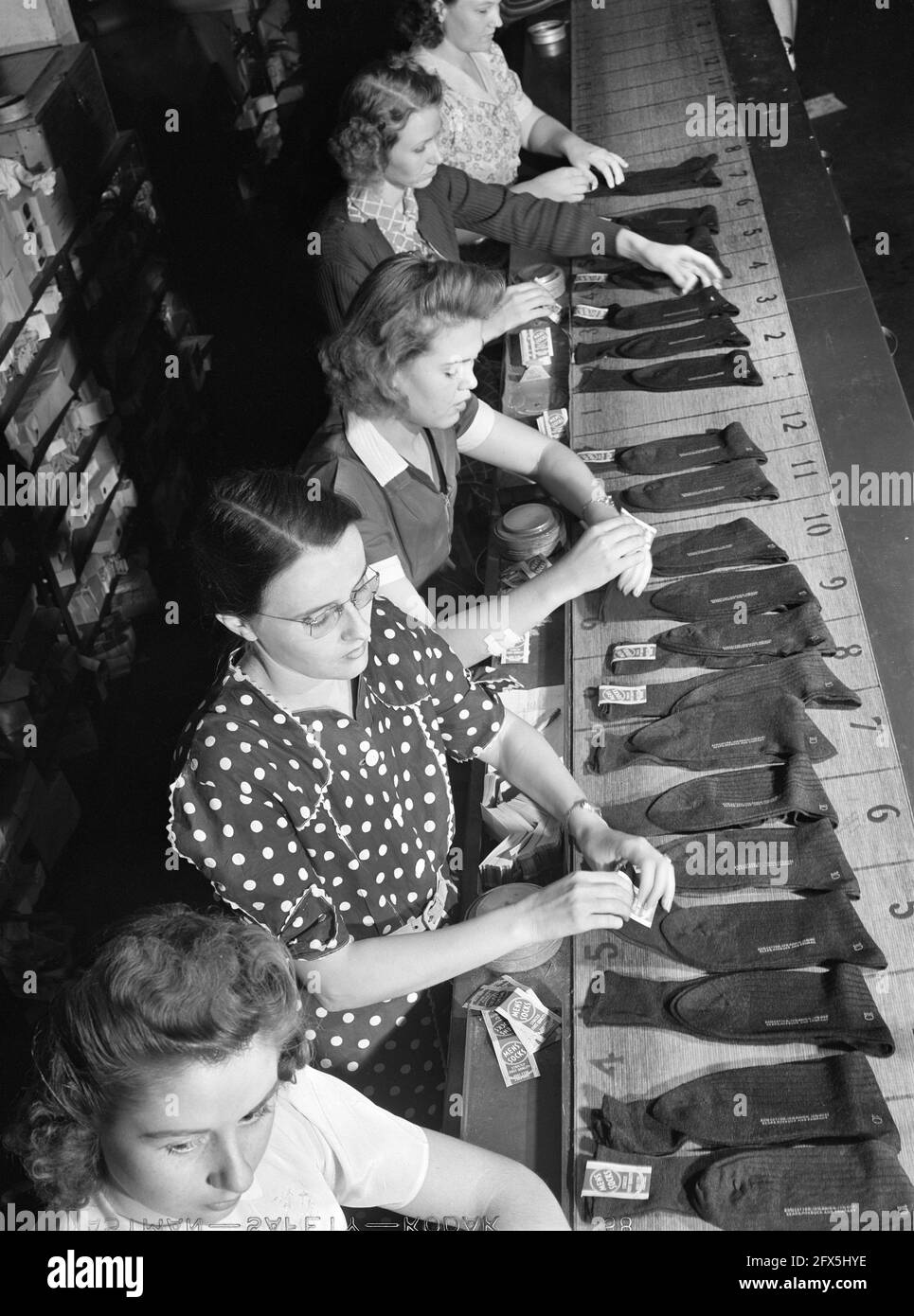Femmes Workers, Union point Manufacturing Company, Greene County, Géorgie, États-Unis, novembre 1941 Banque D'Images