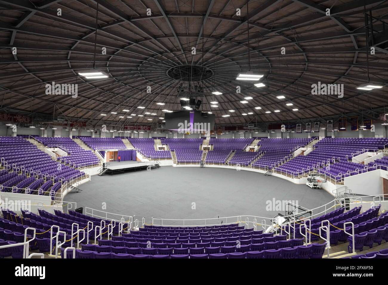 Vue générale de l'intérieur de l'édifice William Nicks sur le campus de l'Université Prairie View A&M, le mardi 25 mai 2021, à Prairie View, Tex. l'a Banque D'Images