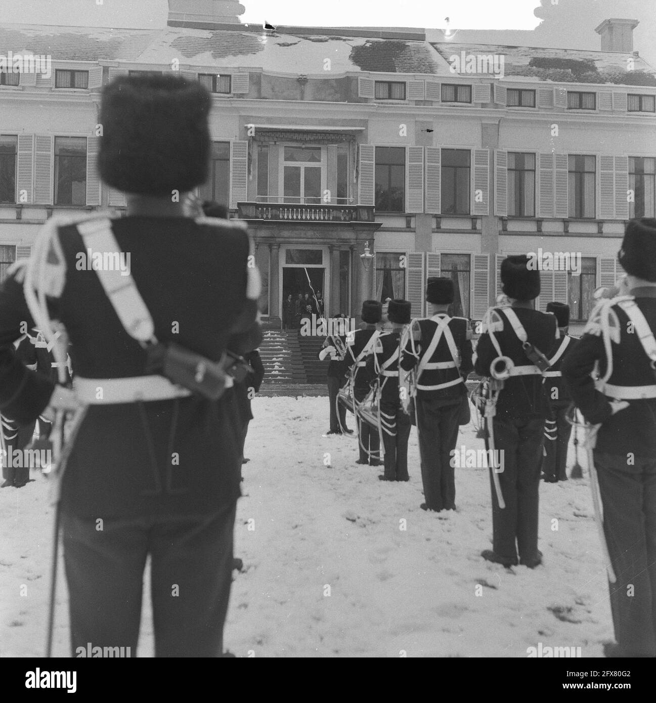 Princesse Beatrix 22 ans, hommage musical, 30 janvier 1960, pays-Bas, agence de presse du xxe siècle photo, nouvelles à retenir, documentaire, photographie historique 1945-1990, histoires visuelles, L'histoire humaine du XXe siècle, immortaliser des moments dans le temps Banque D'Images