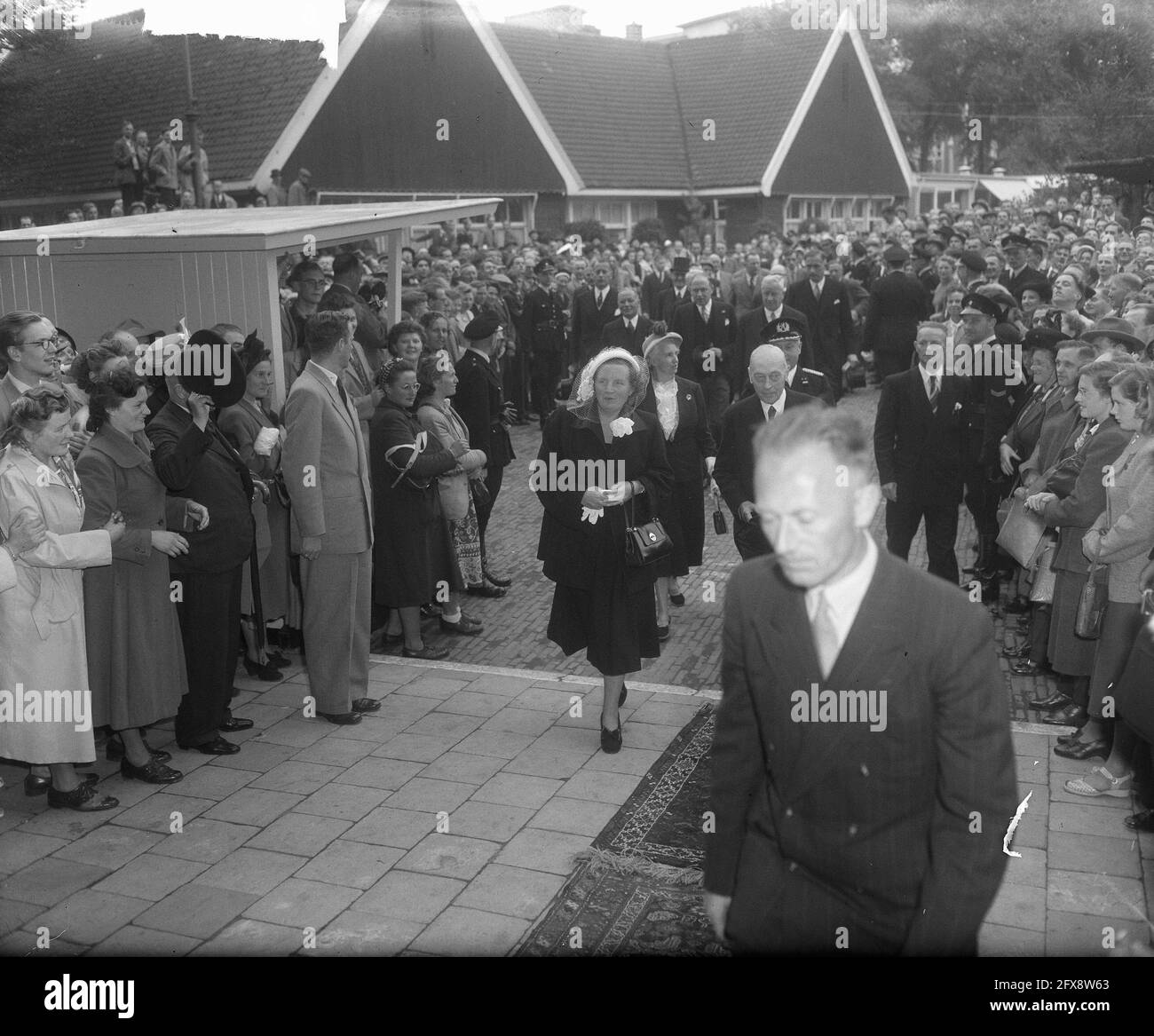 Visite de la Reine Juliana à Jaarbeurs, 12 septembre 1950, FOIRES ANNUELLES, Queens, visites, Pays-Bas, Agence de presse du XXe siècle photo, nouvelles à retenir, documentaire, photographie historique 1945-1990, histoires visuelles, L'histoire humaine du XXe siècle, immortaliser des moments dans le temps Banque D'Images