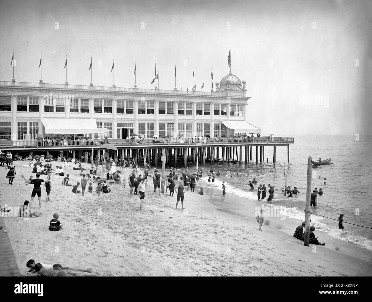 The Casino, Asbury Park, NJ, vers 1902 Banque D'Images