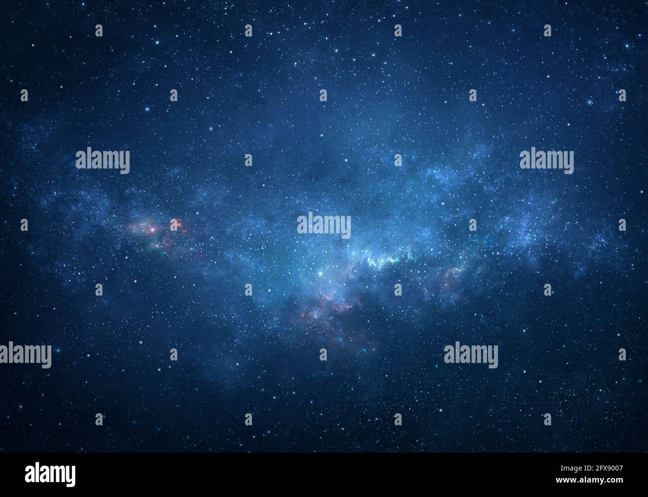 Des groupes d'étoiles qui brillent dans un espace profond. Ciel nocturne, étoiles scintillantes et nébuleuses. Fragment de l'Univers. Banque D'Images