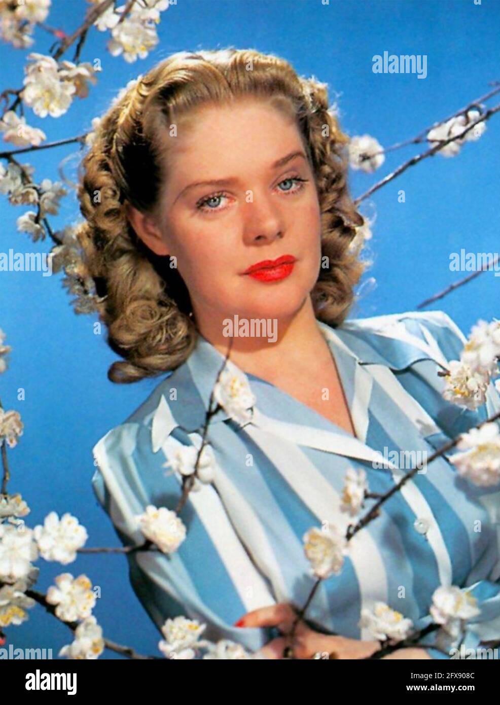 ALICE FAYE (1915-1998) actrice et chanteuse américaine vers 1943 Banque D'Images