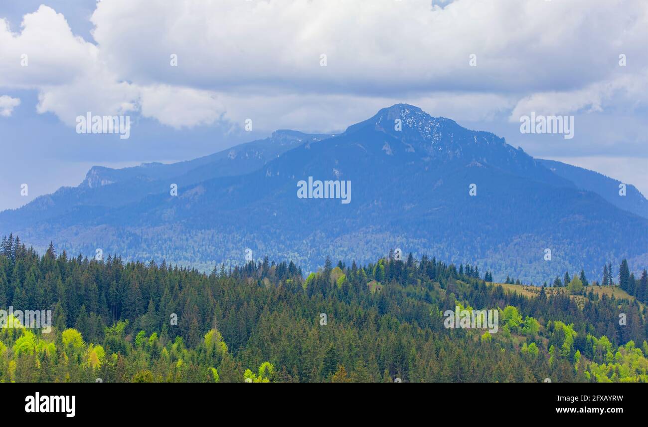 Paysage de montagne de Ceahlau, Roumanie Banque D'Images