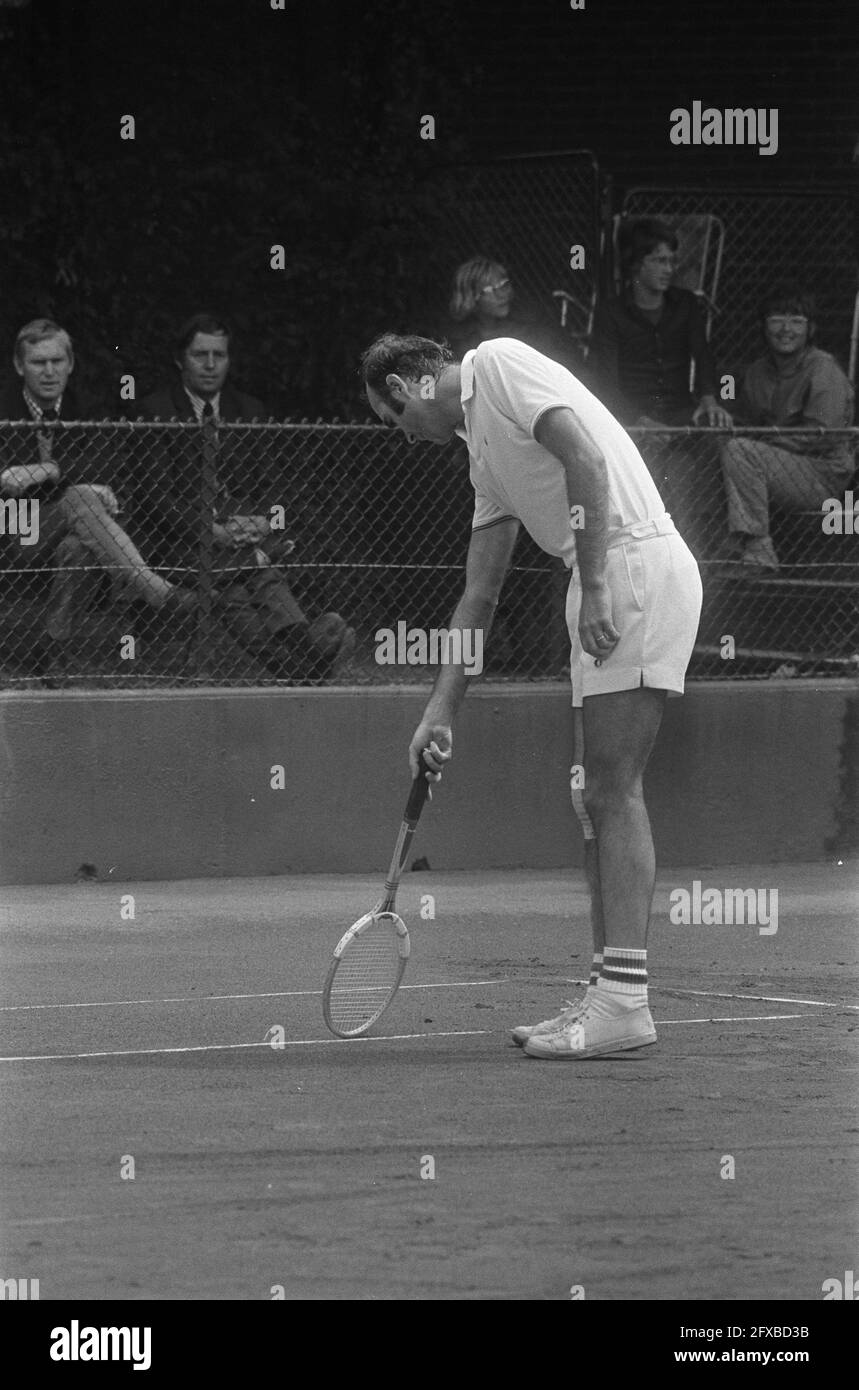 Championnat international de tennis Milkhouse, Gimeno, 19 juillet 1973, championnats, Tennis, pays-Bas, Agence de presse du XXe siècle photo, news to remember, documentaire, photographie historique 1945-1990, histoires visuelles, L'histoire humaine du XXe siècle, immortaliser des moments dans le temps Banque D'Images