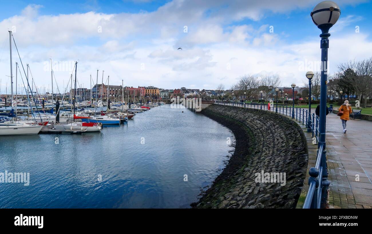 Port de plaisance de Bangor Northern Ireland, Co Banque D'Images