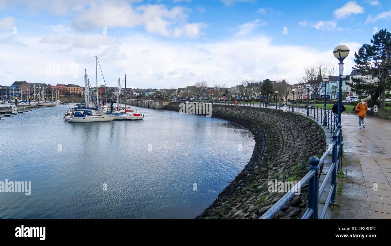 Port de plaisance de Bangor Northern Ireland, Co Banque D'Images