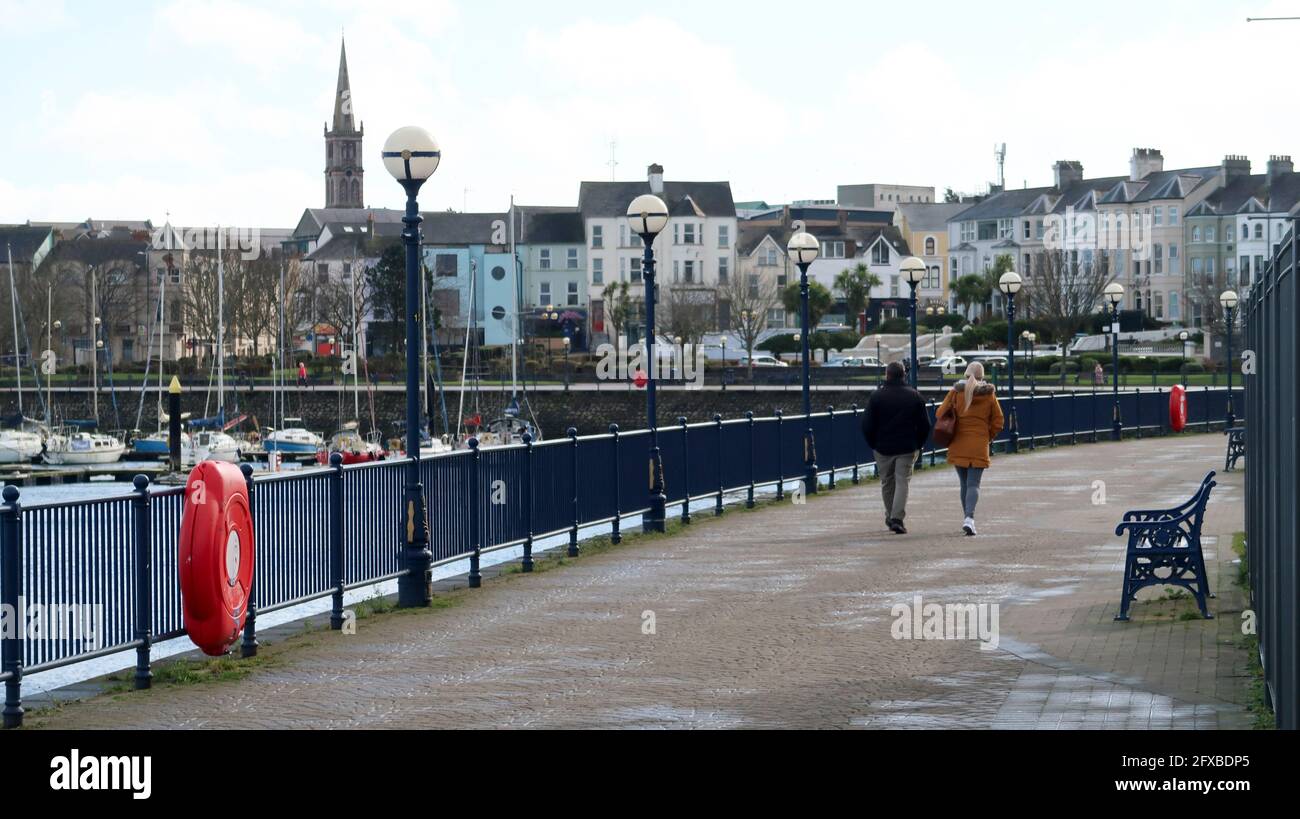 Port de plaisance de Bangor Northern Ireland, Co Banque D'Images