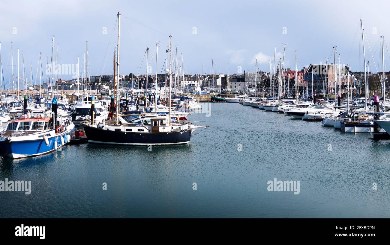 Port de plaisance de Bangor Northern Ireland, Co Banque D'Images