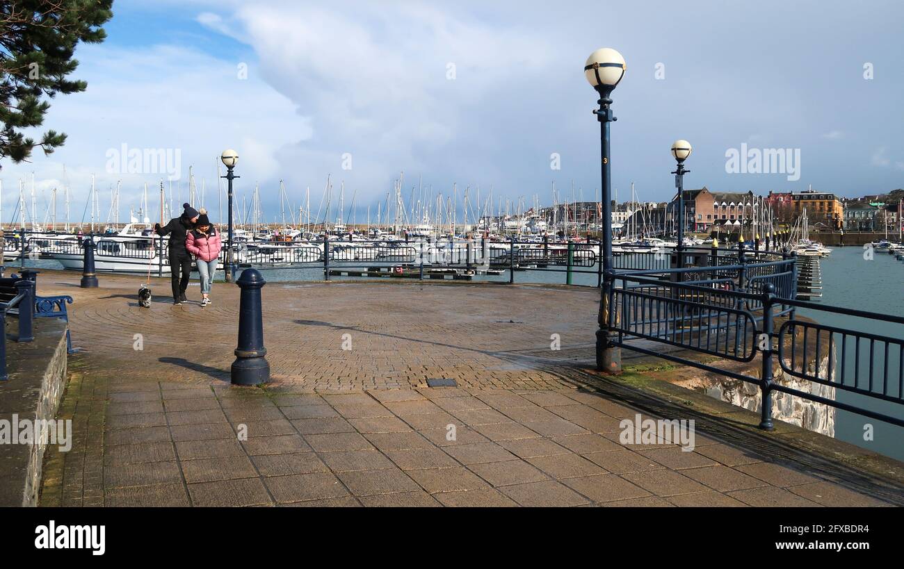 Port de plaisance de Bangor Northern Ireland, Co Banque D'Images