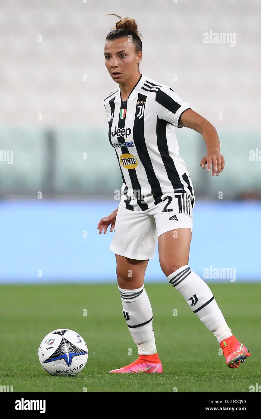 Turin, Italie, le 25 mai 2021. Arianna Caruso de Juventus lors du match de la Charité au stade Allianz de Turin. Le crédit photo devrait se lire: Jonathan Moscrop / Sportimage Banque D'Images