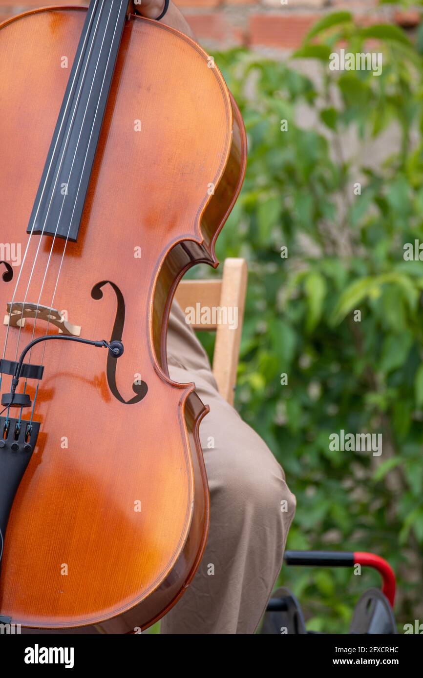 Playing Violin And Cello Banque D Image Et Photos Alamy