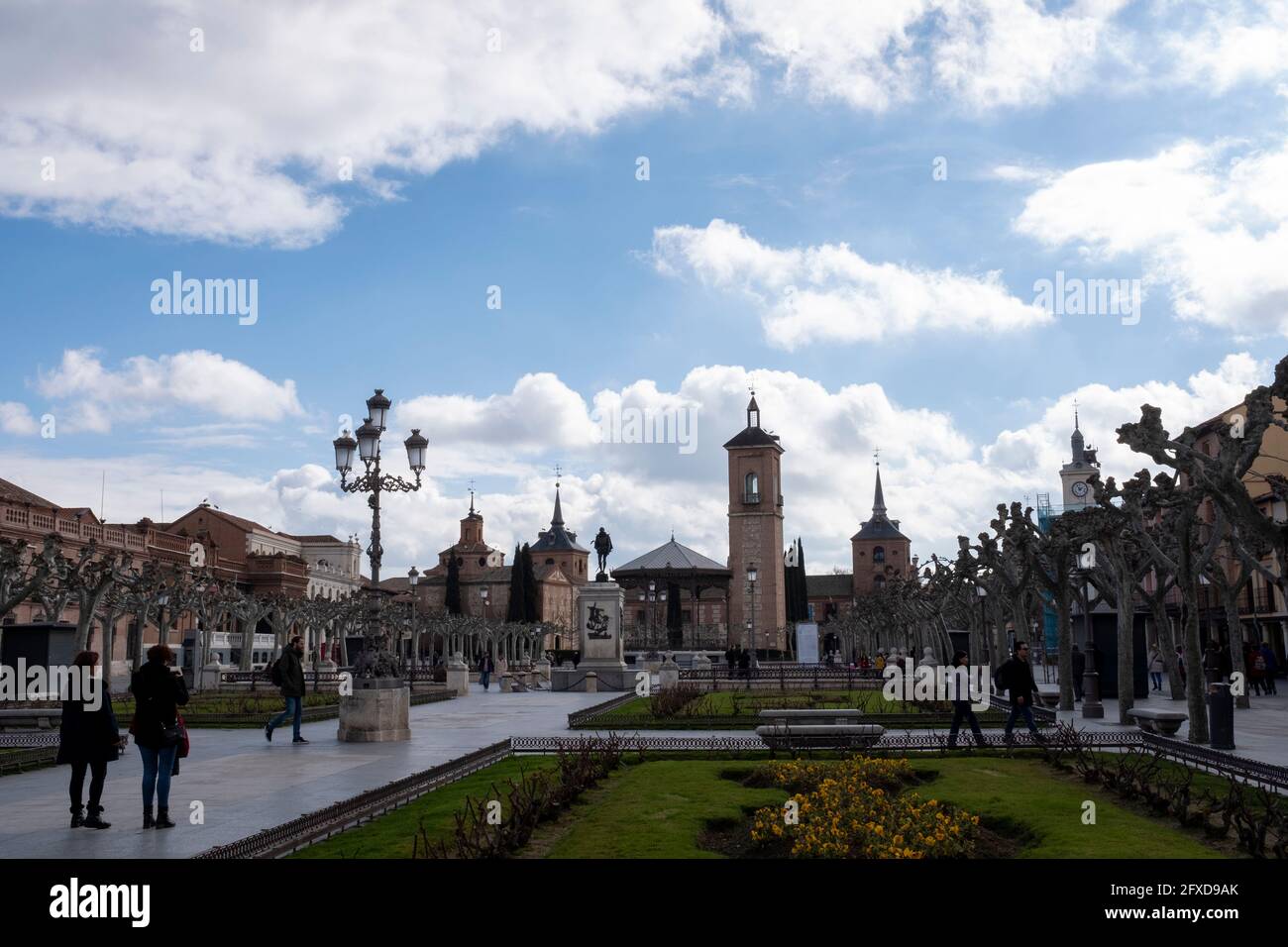 Plaza Mayor, Alcalá de Henares Banque D'Images