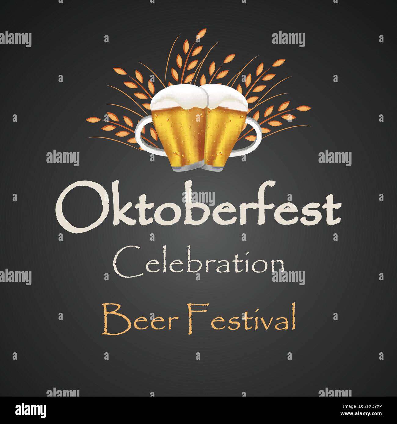 Arrière-plan de l'Oktoberfest Illustration de Vecteur