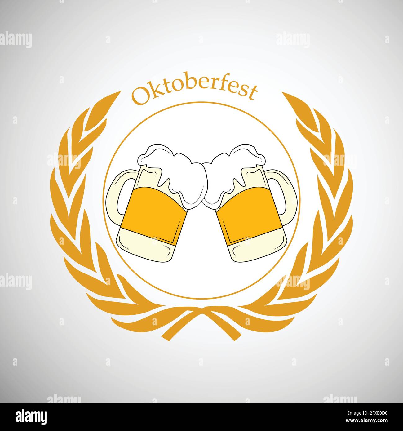 Arrière-plan de l'Oktoberfest Illustration de Vecteur