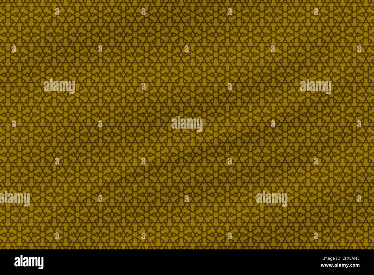 Motif géométrique sans couture traditionnel avec texture en tissu de soie.Design d'arrière-plan doré pour la décoration, le papier peint, les vêtements, l'emballage.Illustration vectorielle Illustration de Vecteur