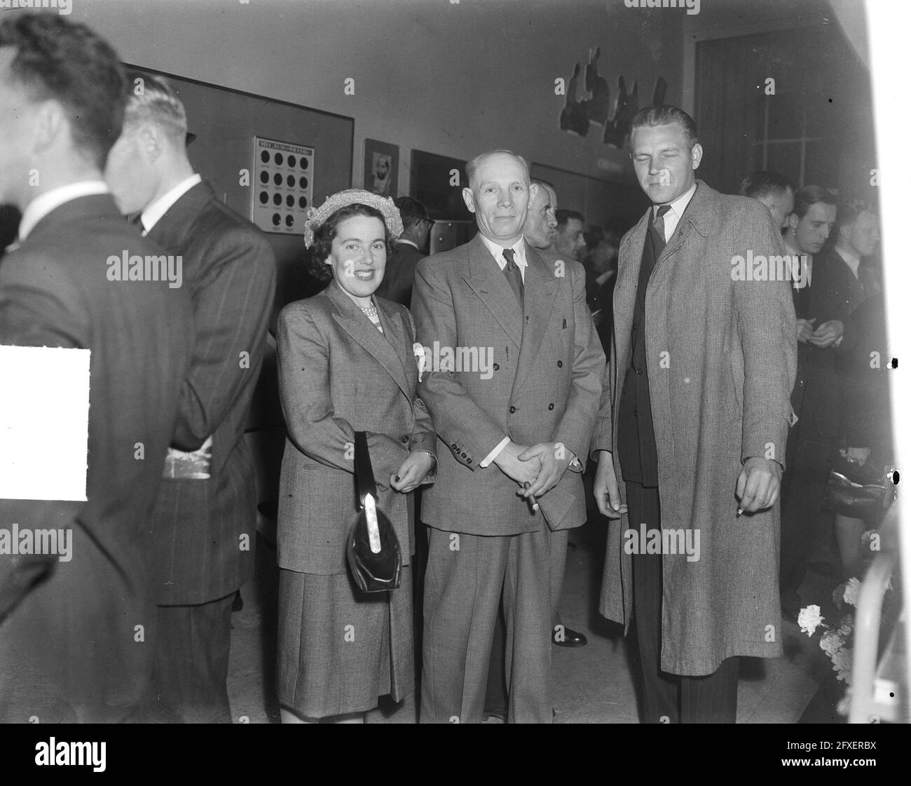 Bureau de consultation du thé Europa, Singel 170/72, inauguration de la nouvelle salle d'exposition et ainsi de suite, 29 mai 1950, expositions, thé, Pays-Bas, Agence de presse du XXe siècle photo, nouvelles à retenir, documentaire, photographie historique 1945-1990, histoires visuelles, L'histoire humaine du XXe siècle, immortaliser des moments dans le temps Banque D'Images