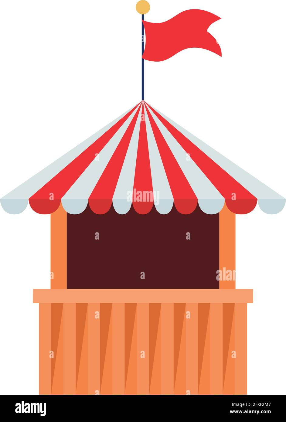 représentation équitable de la tente Illustration de Vecteur