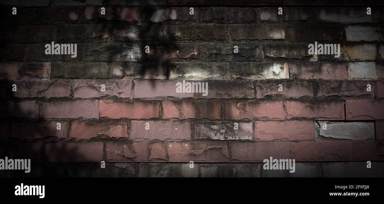 Vieux mur de briques arrière-plans pour la conception , bloc de briques , mur de béton , ancien mur de ciment Banque D'Images