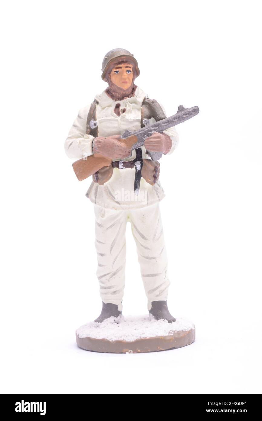 HISTOIRE Figurine armée soviétique soldat fantassin avec fusil 
