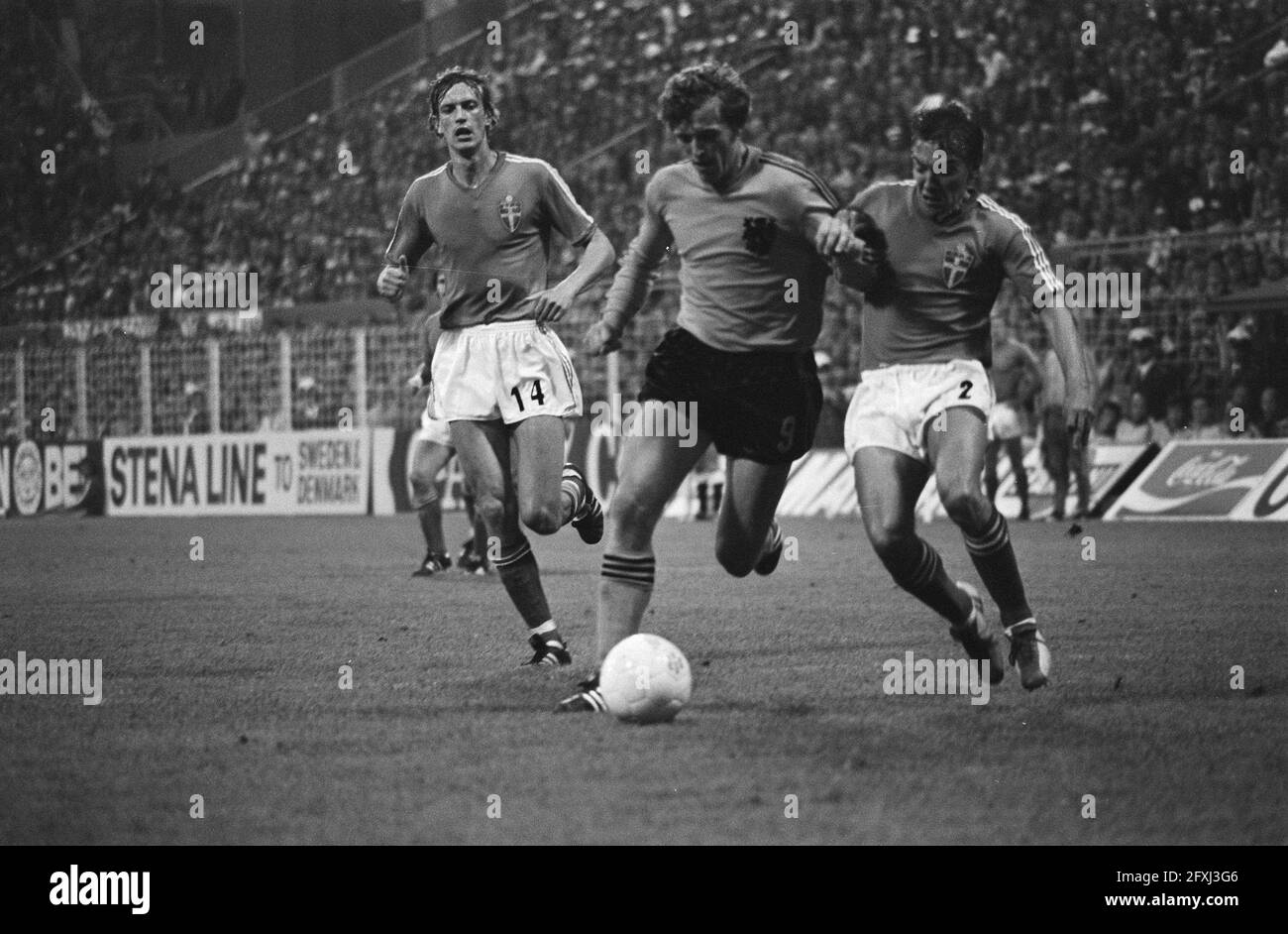 Coupe du monde 74, pays-Bas contre la Suède 0-0, de gauche à droite Tappen,  Piet Keizer et Olsson, 19 juin 1974, sports, football, Pays-Bas, Agence de  presse du XXe siècle photo, nouvelles
