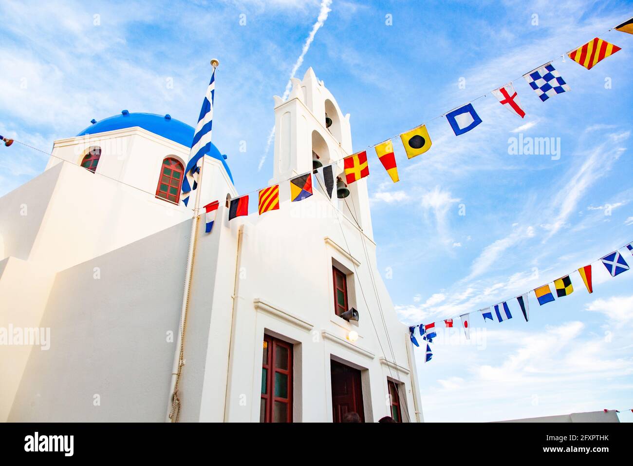 Architecture grecque traditionnelle à Oia, Santorin (Thira), Cyclades, Iles grecques, Grèce, Europe Banque D'Images