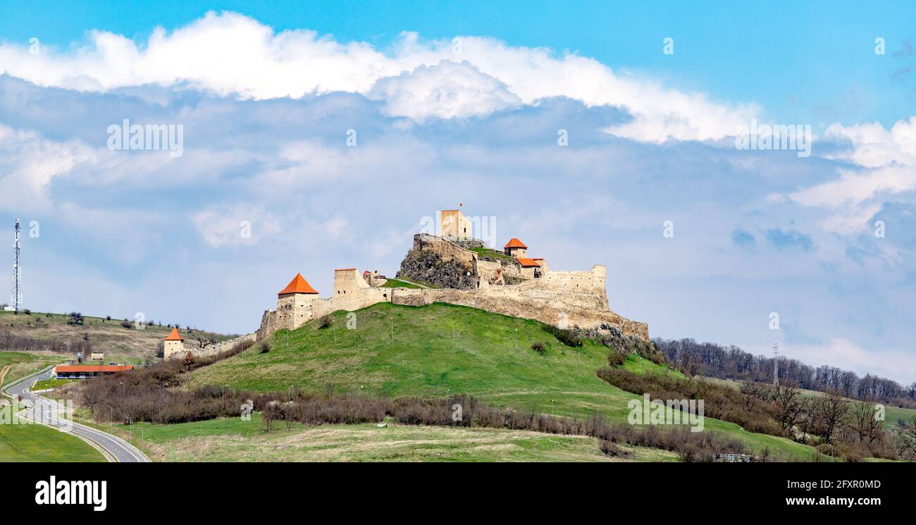 Citadelle de Rupea dans le comté de Brasov, Roumanie, Europe Banque D'Images