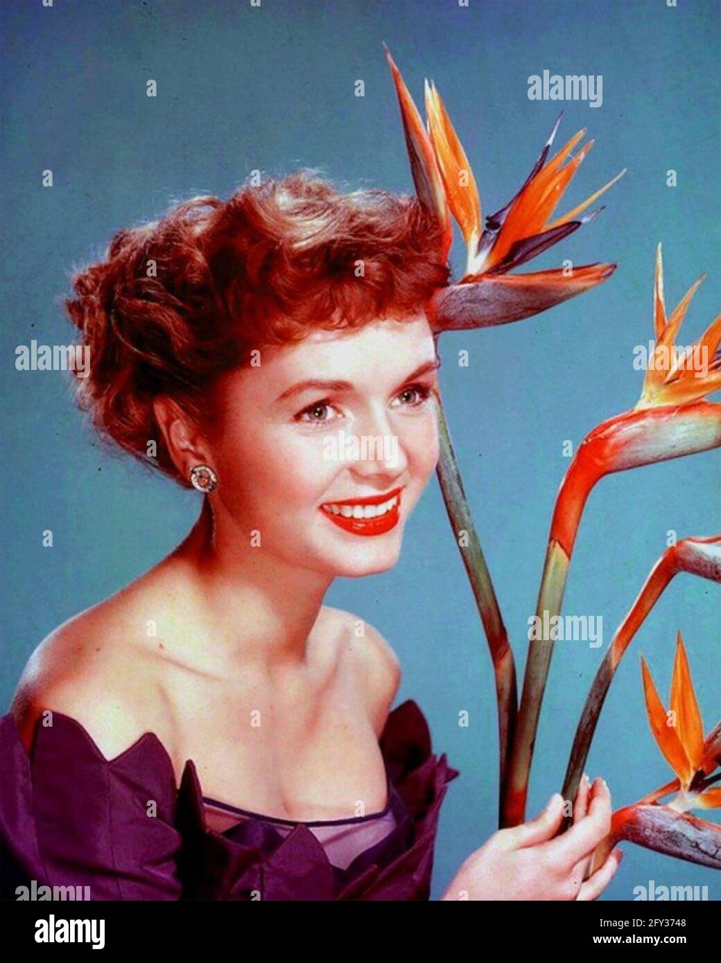 DEBBIE REYNOLDS (1932-2016) actrice et chanteuse américaine vers 1958 Banque D'Images