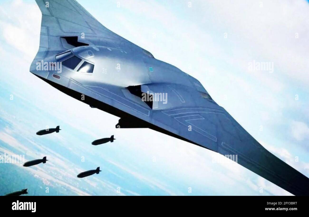 XIAN H-20 dans une image a publié le Groupe chinois des industries du Nord, une compagnie de défense publique en mai 2021 Banque D'Images
