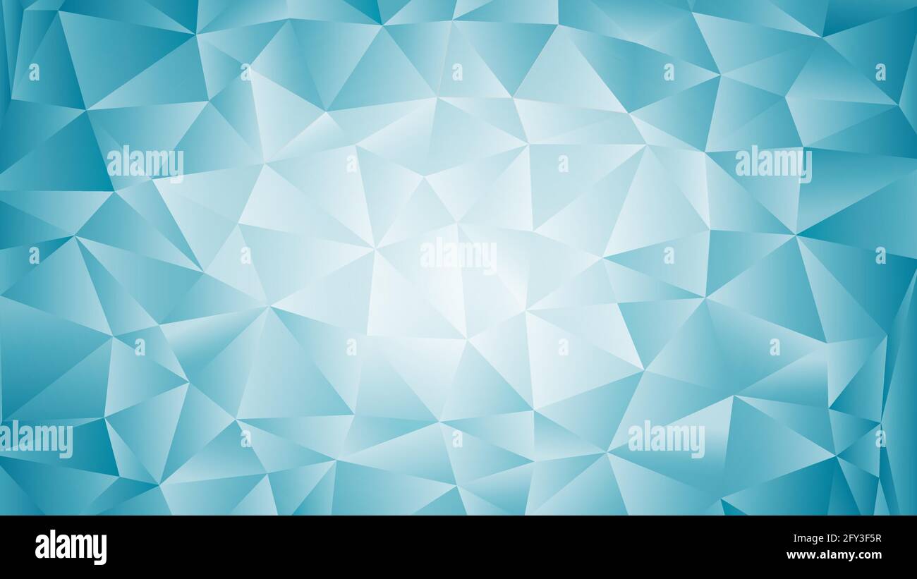 Arrière-plan mosaïque abstrait avec particules de triangle. Blue gradient puzzles. Illustration vectorielle Illustration de Vecteur