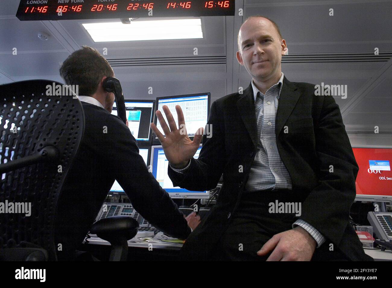 John Coates est un neuroscientifique et physiologiste appliqué qui travaille sur la biologie de la prise de risques. Banque D'Images