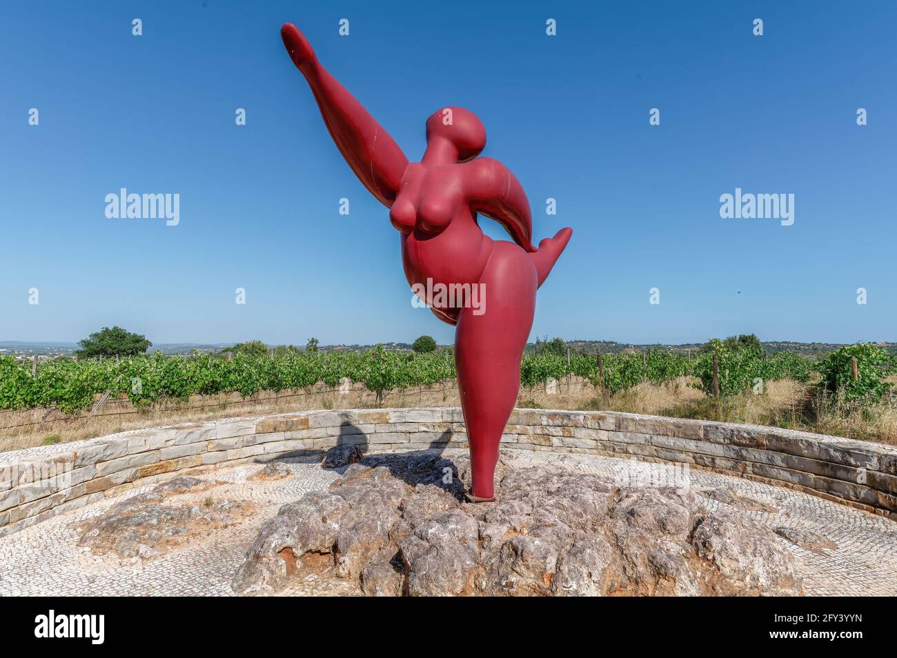 Sculptures à Quinta dos Vales, Estômbar, Algarve, Portugal Banque D'Images