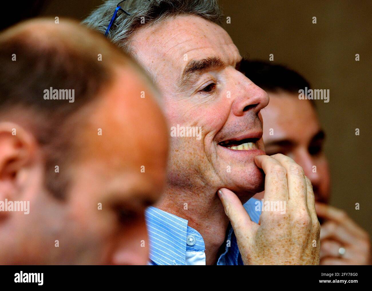 Photo du dossier datée du 31/08/16 du chef de l'exécutif de Ryanair, Michael O'Leary, qui a accusé le gouvernement irlandais d'avoir causé des « dommages incalculables » dans le secteur de l'aviation et du tourisme. Date de publication : jeudi 27 mai 2021. Banque D'Images