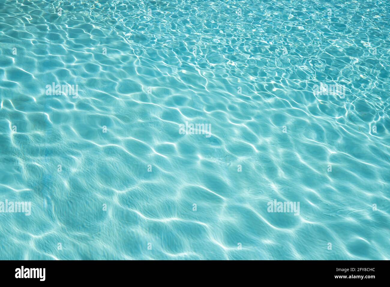 Fond bleu brillant. Abstract Clean Pool Banque D'Images